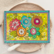 Woodware Clear Singles Petal Doodles Happy Thoughts 4 in x 6 in Stamp Set