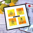 Woodware Clear Singles Bug Doodles 4 in x 6 in Stamp Set