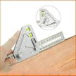 Woodworking Triangle Ruler Angle Measure