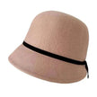 Wool Felt Hats Fine Bow Ladies