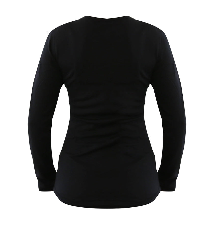 Women's Merino Wool Long Sleeve Crew Neck — Midweight