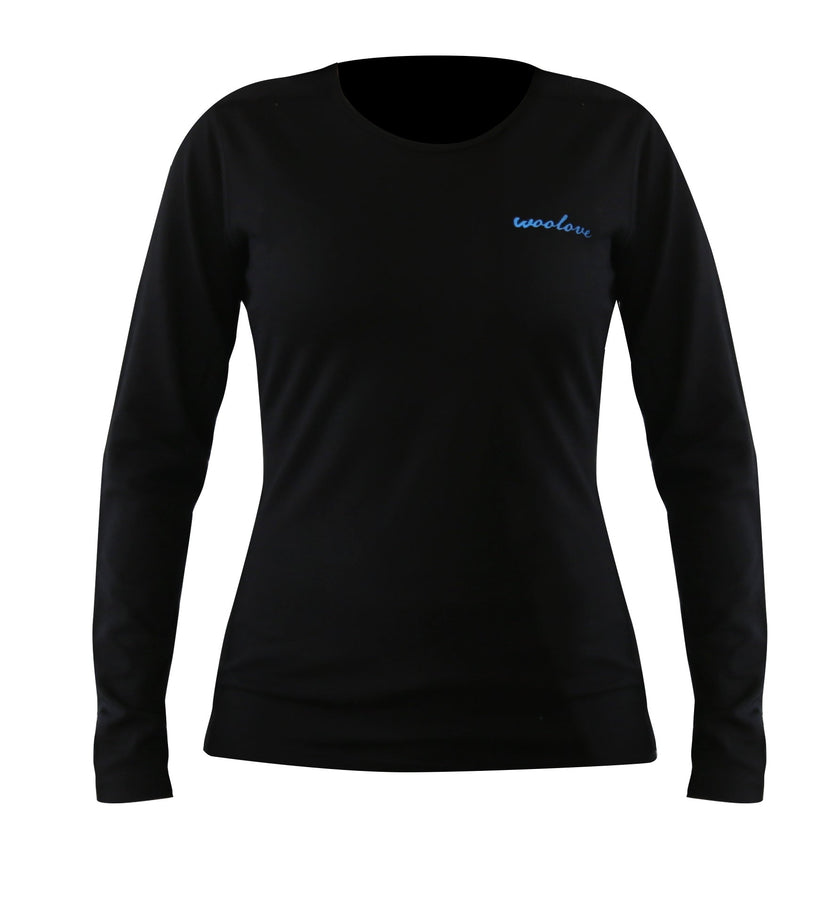 Women's Merino Wool Long Sleeve Crew Neck — Midweight