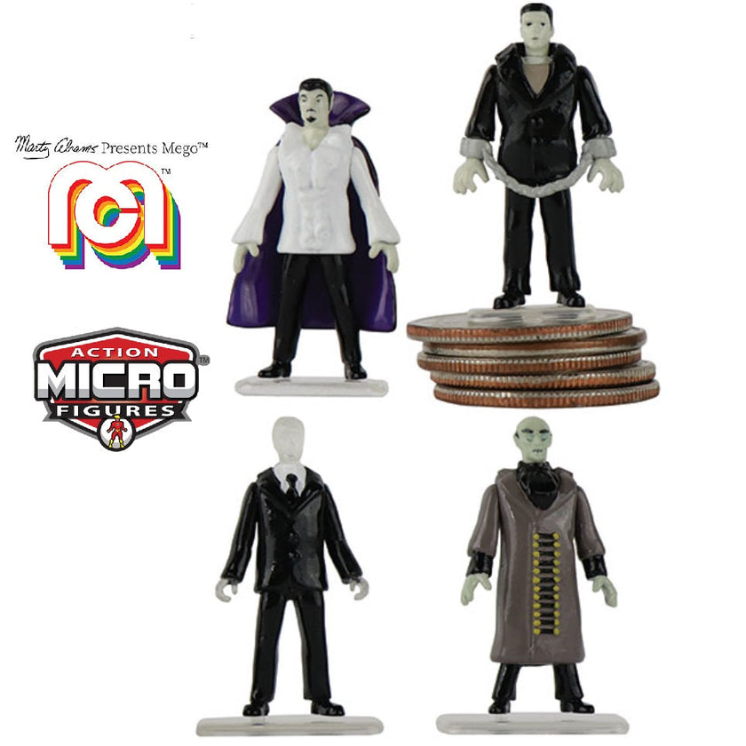 World's Smallest - Mego Horror Micro Action Figures - Assorted