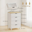 Taylor Chest with 4 Drawers for Bedroom-White