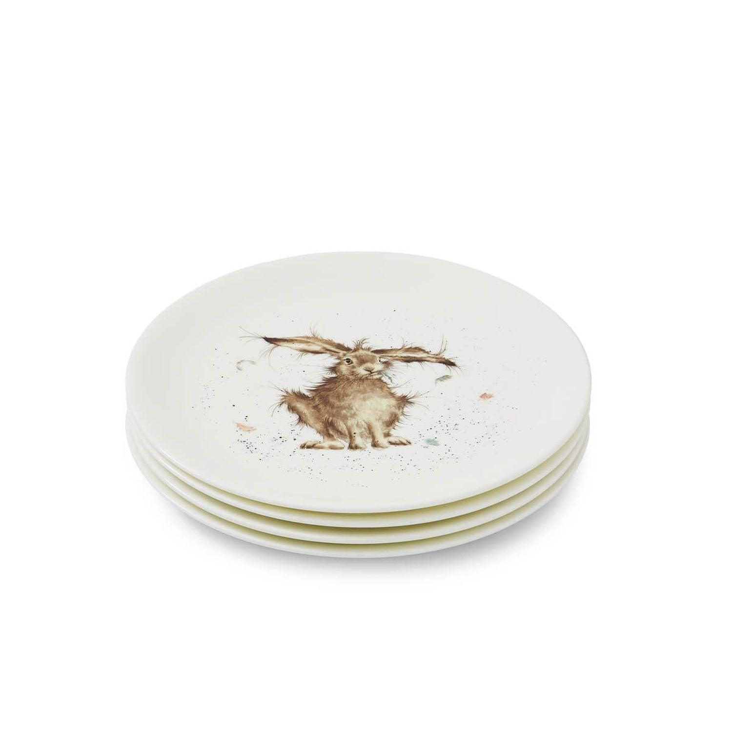 Wrendale DESIGNS - Coupe Plates (Set of 4) | 8 Inch
