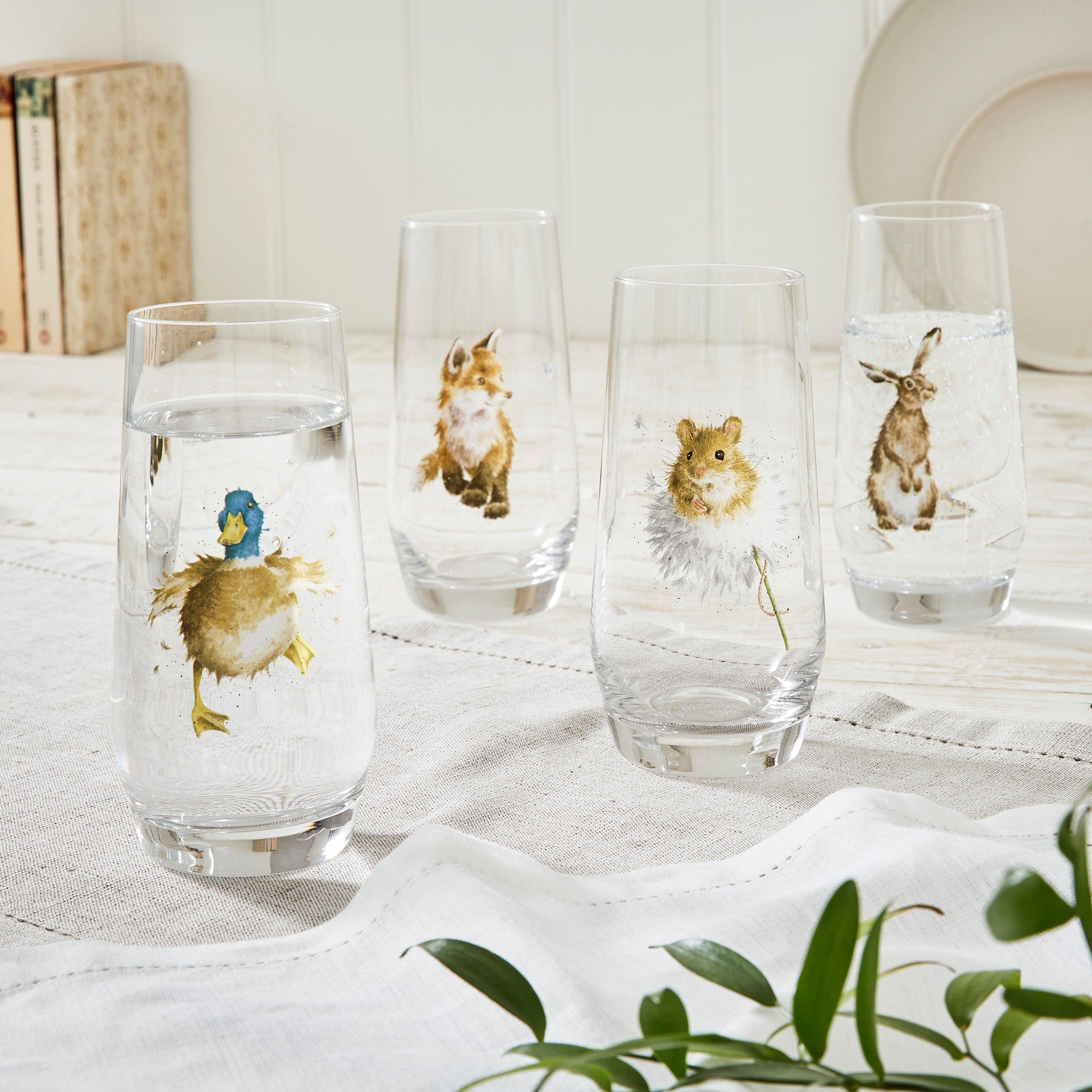 Wrendale DESIGNS - Verres à cocktail (lot de 4) | 567 ml (19 oz)