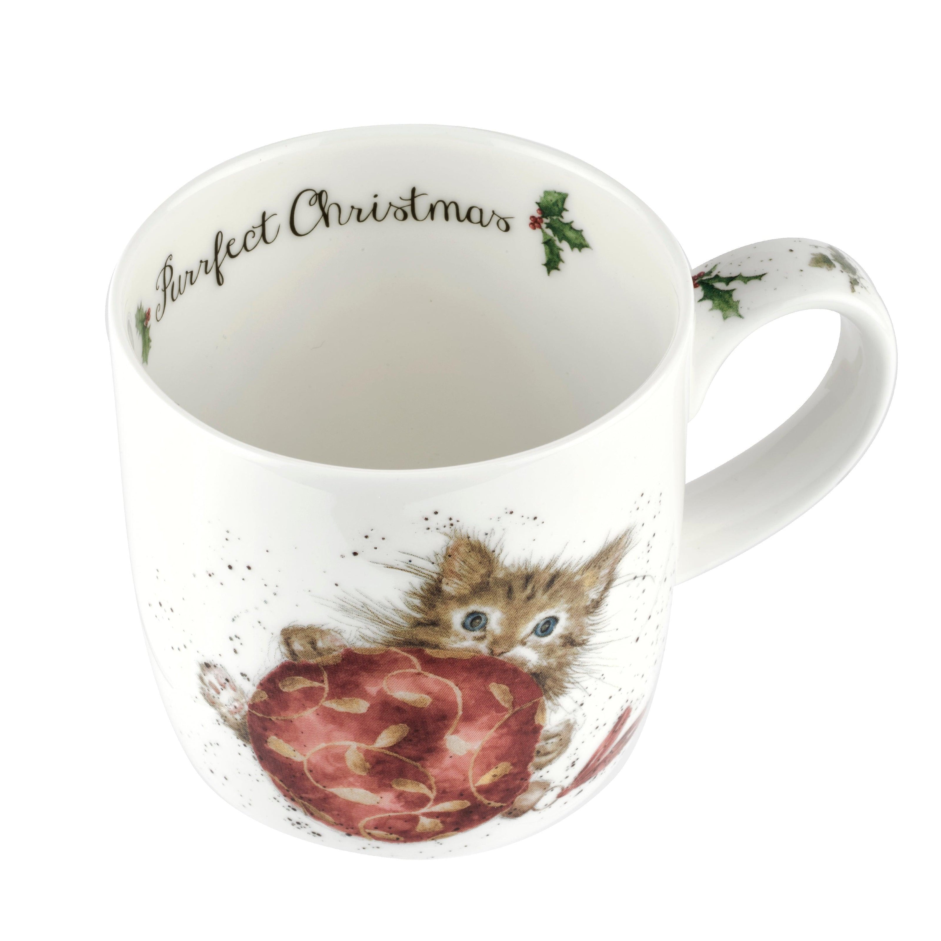 Wrendale DESIGNS - Mug - Purrfect Christmas | 325 ml (11 oz)