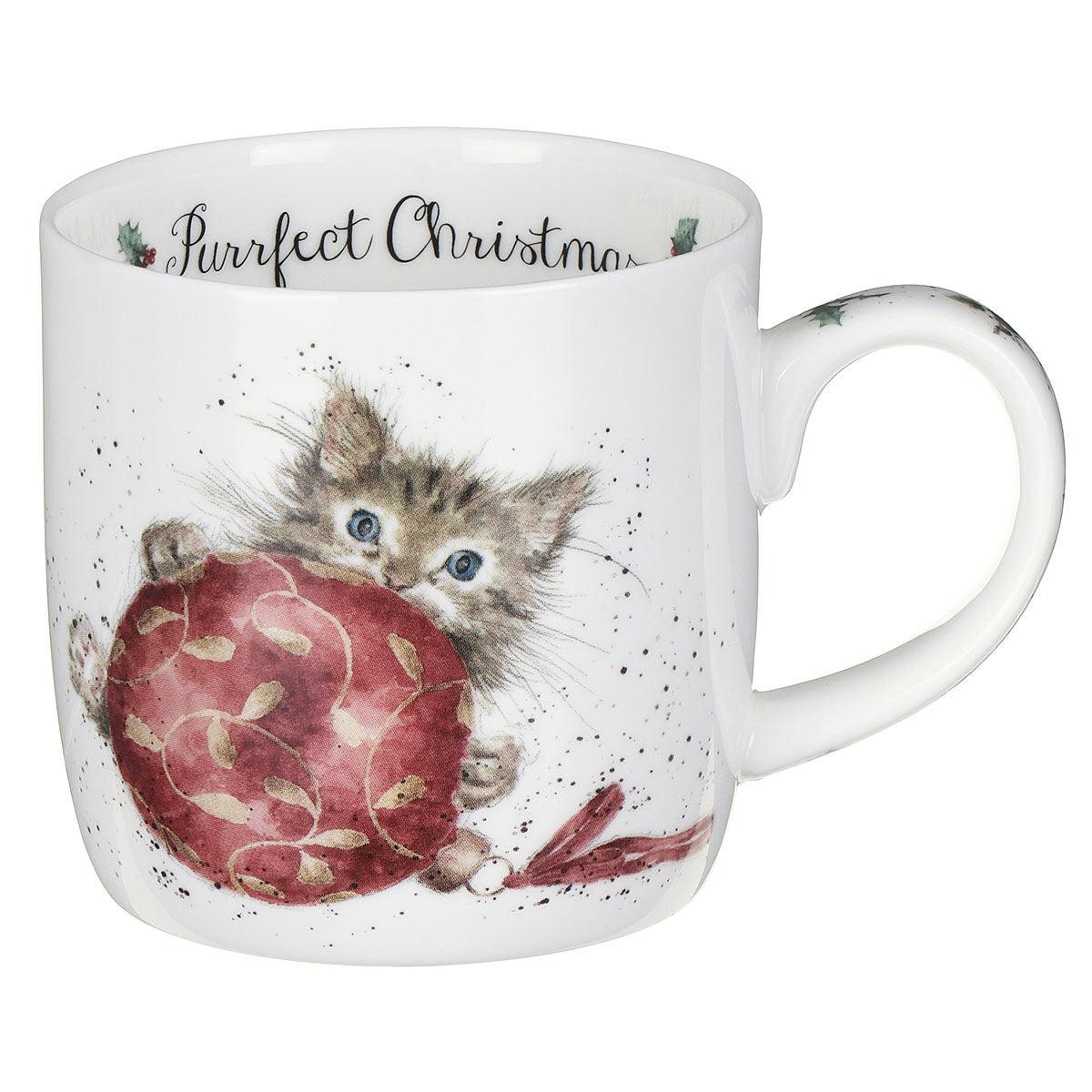 Wrendale DESIGNS - Mug - Purrfect Christmas | 325 ml (11 oz)
