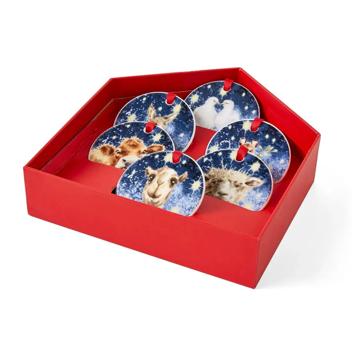 Wrendale DESIGNS - Décorations de Noël (lot de 6)