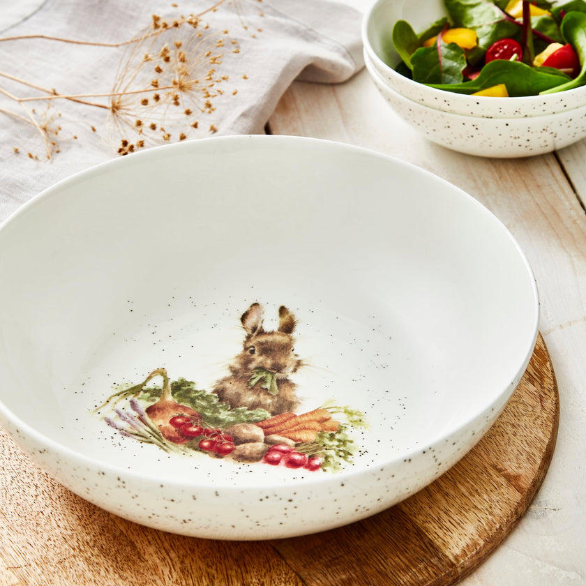 Wrendale DESIGNS - Salad Bowl - Rabbit | 10 Inch