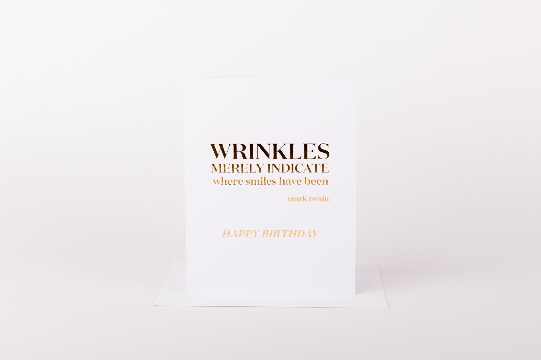 Wrinkles Indicate Where Smiles Have Been