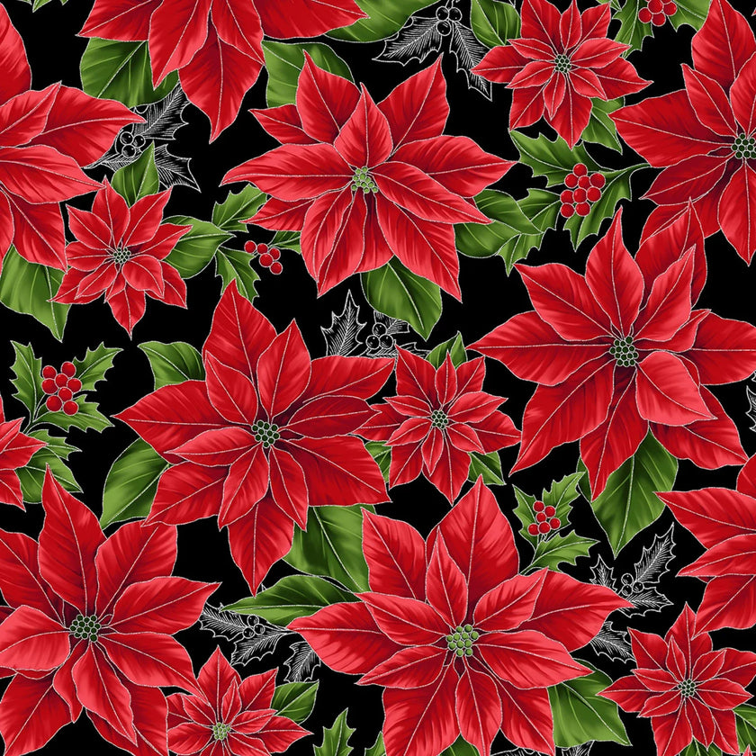 Hoffman - Blooming Holidays - Onyx/Silver - X7788H-213S