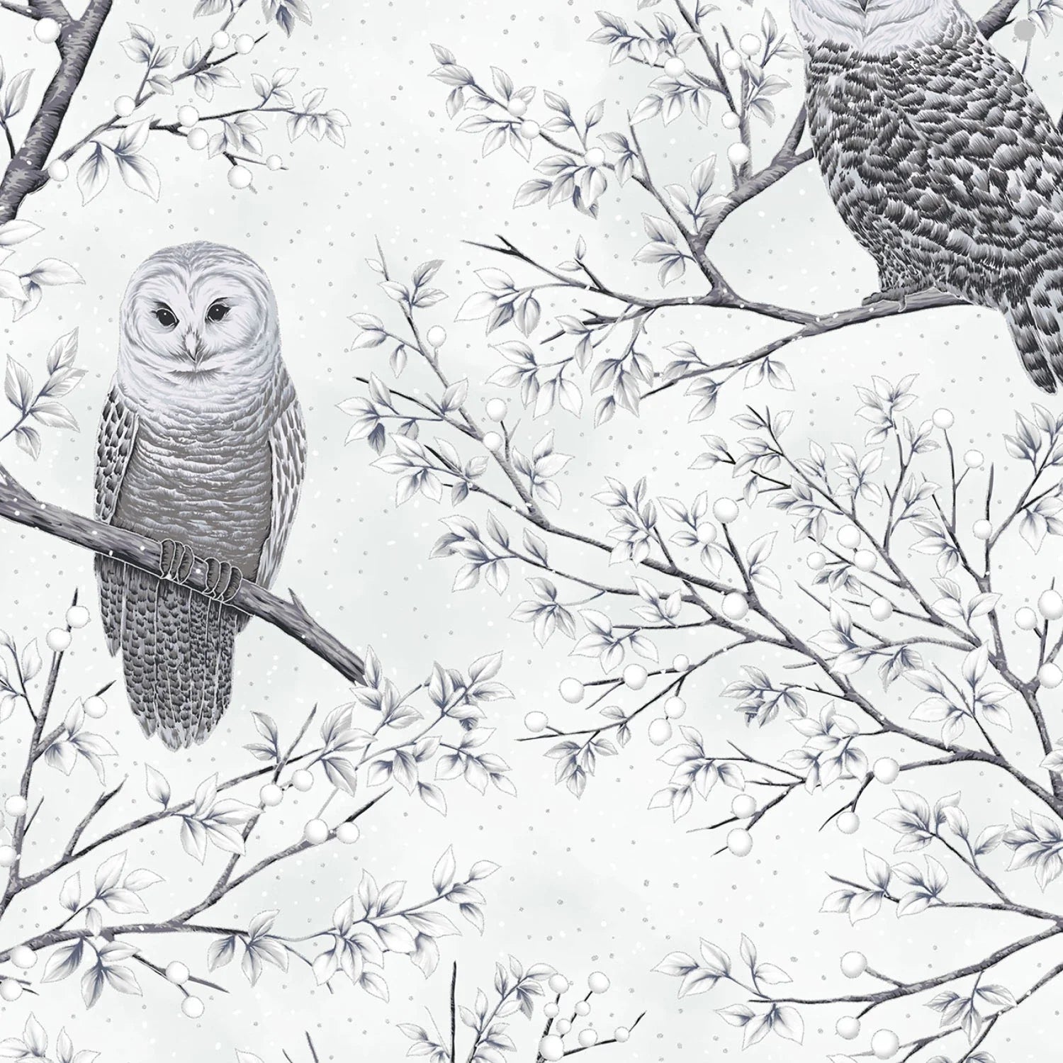 Hoffman - Midnight Perch - Silver Owl - X7798H-597S