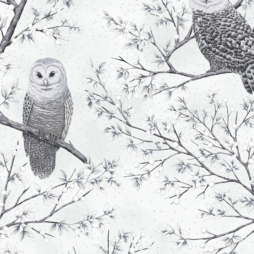 Hoffman - Midnight Perch - Silver Owl - X7798H-597S