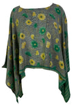 PRC6474 Avatar Pure Silk Capelet Poncho