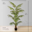 Xela Artificial Hawaii Kwai Palm Tree Potted Plant (Multiple Sizes)