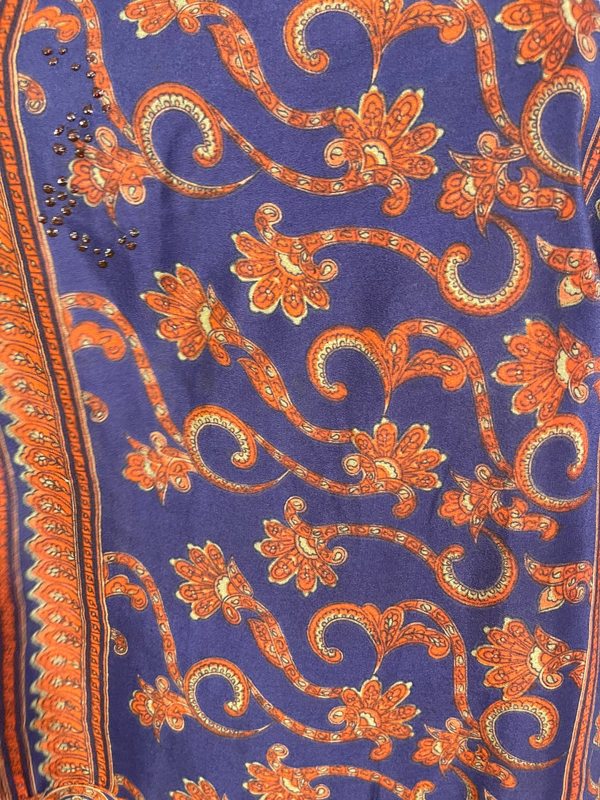 PRC6054 Avatar Pure Silk Self Pocket Tunic Dress