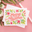 Layered Merry Christmas Foliage Stencil & Die Bundle from the Layered Christmas Stencils Collection