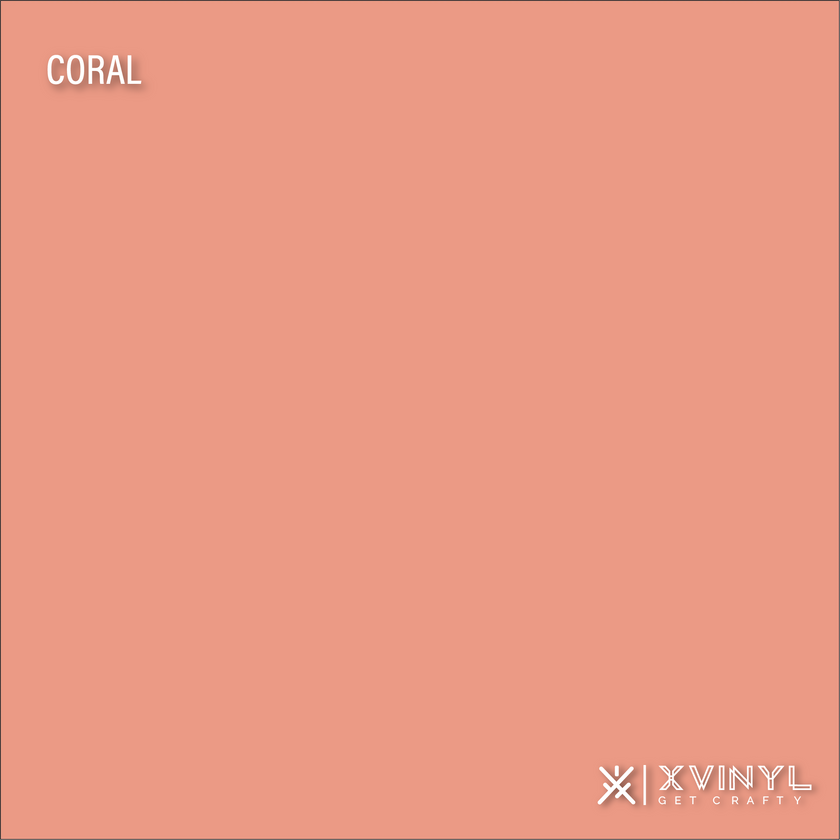 Xvinyl Heat Transfer Vinyl (HTV) PU - Applies to Cotton, Poly Blends, Polyester, Leather (20+ colors)