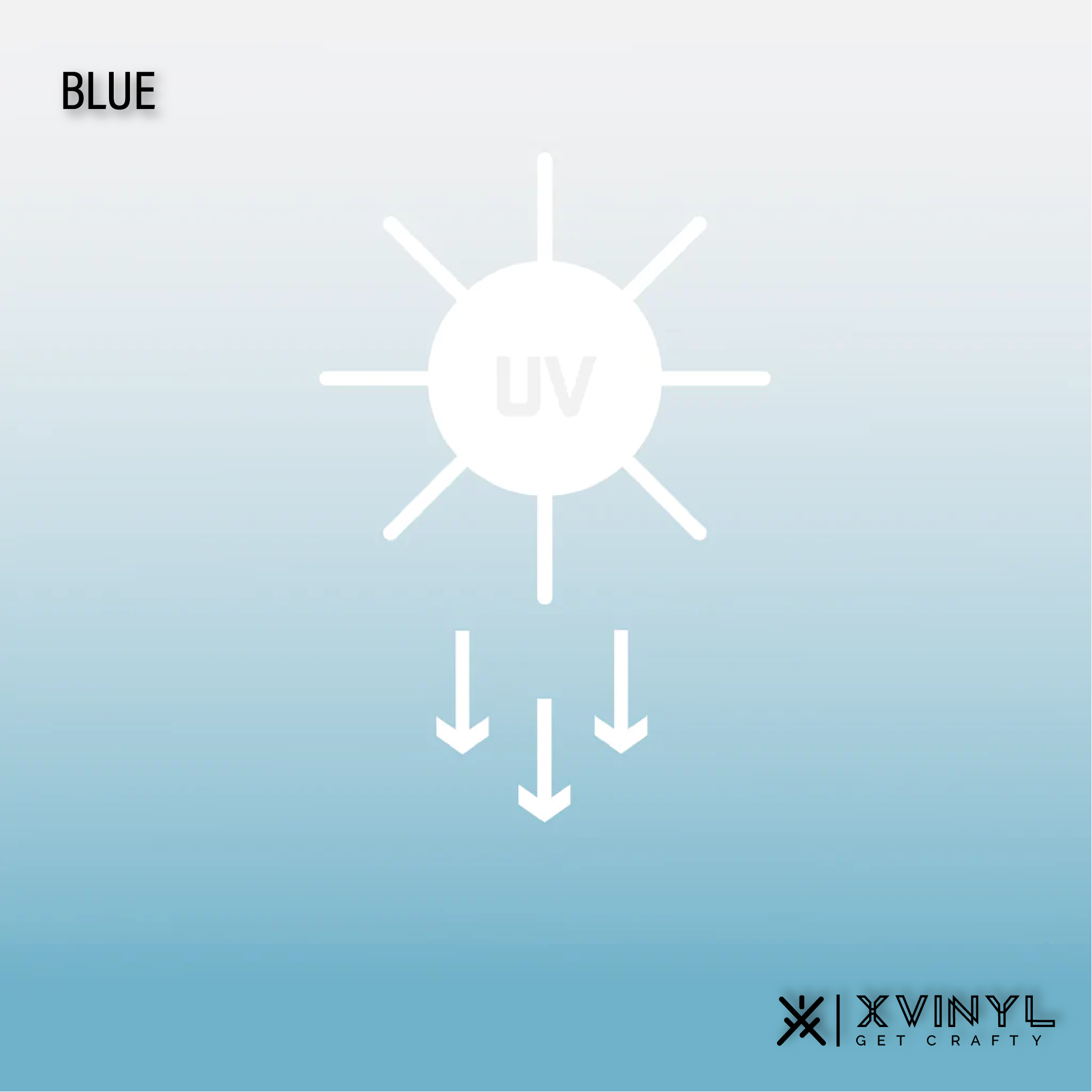 XVinyl Light Sensitive Heat Transfer Vinyl - Color-Changing Fun for Cotton, Polyester, Blends