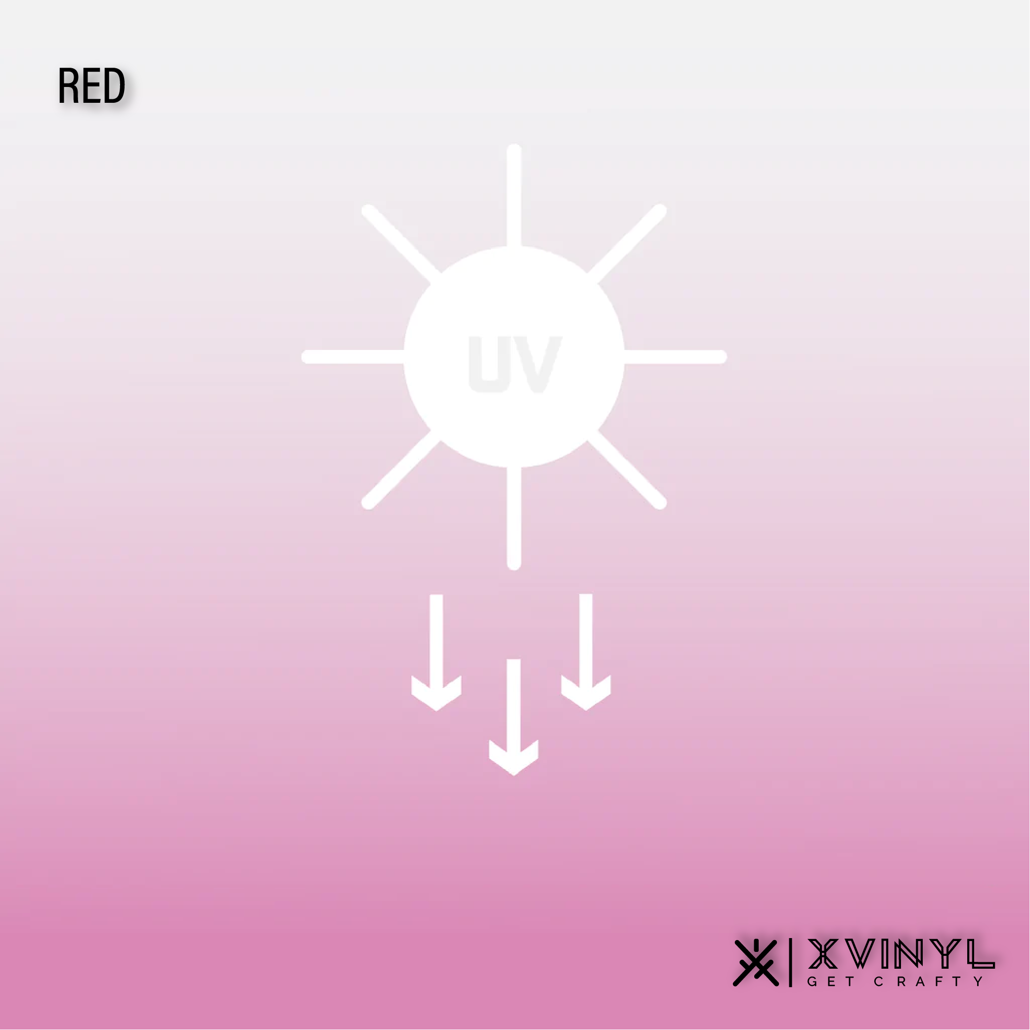 XVinyl Light Sensitive Heat Transfer Vinyl - Color-Changing Fun for Cotton, Polyester, Blends
