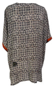 PRC6915 Avatar Pure Silk Kimono-Sleeved Jacket with Belt