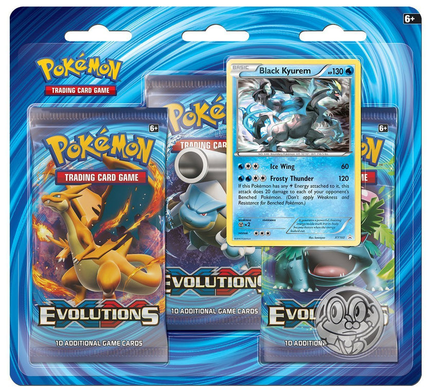 Pokémon TCG - XY - Evolution - 3 Packs Blister (Black Kyurem)