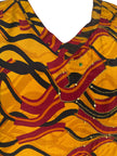 PRC6461 Avatar Pure Silk Long Tunic with Side Ties