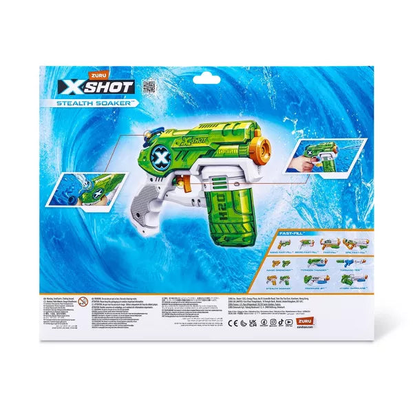 X_SHOT - WATER WARFARE STEALTH SOAKER WATER BLASTER 4PK
