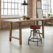 Tabouret de comptoir en cuir