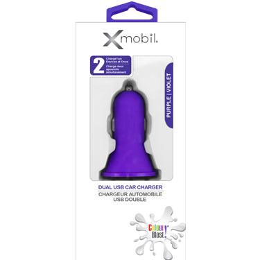Xmobil - Color Blast Car Charger 21 Amp Dual USB