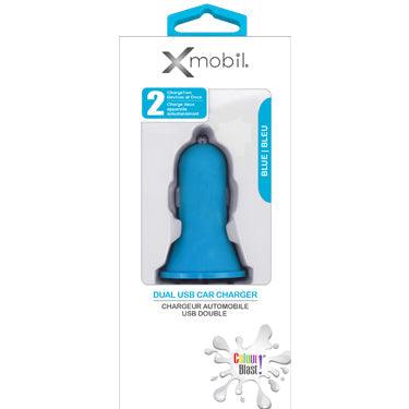 Xmobil - Color Blast Car Charger 21 Amp Dual USB