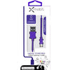 Xmobil - Câble Lightning de charge et de synchronisation Color Blast, 3 pieds, certifié MFi (XC - LT634)