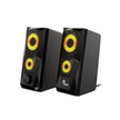 Xtech - Computer Gaming Speakers FireShot 2.0 Stereo 6W USB  - Black