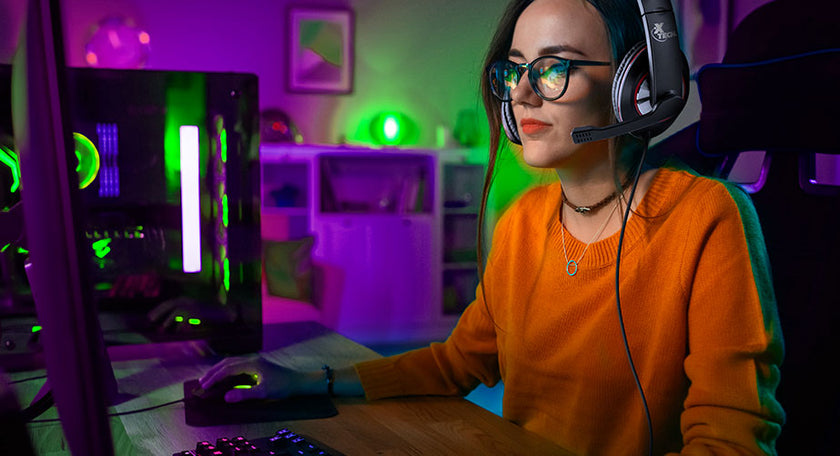 Xtech - Gaming Headset USB with Boom Mic Black (XTH - 531)