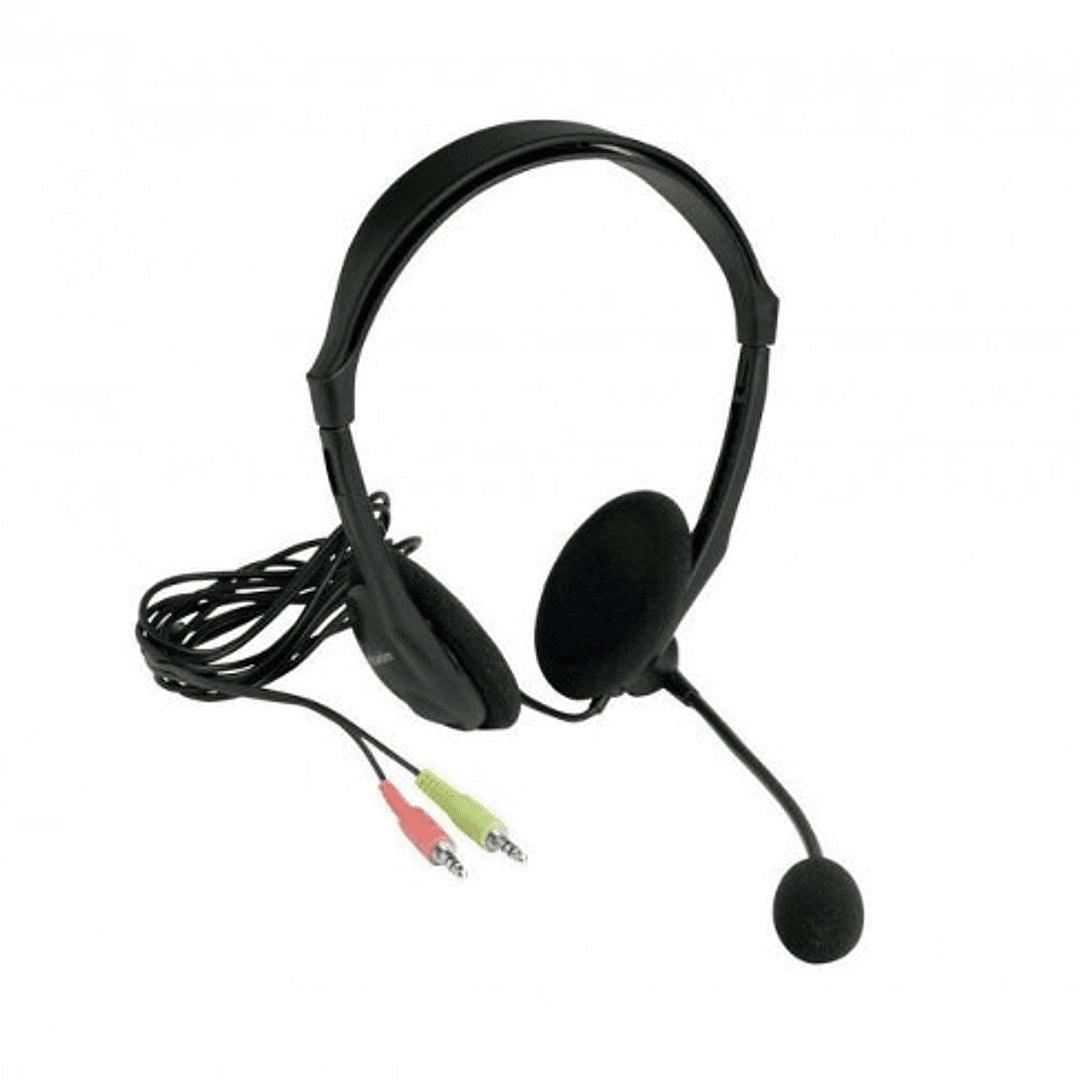 Xtech - Headset Stereo with Mic/Vol Control Black 35mm (XTS - 220)