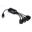 Xtech - Hub USB 20 4 Port with Extenders (XTC - 320)