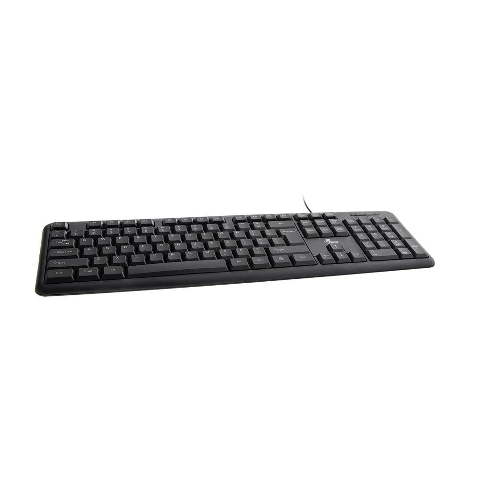 Xtech - Keyboard Wired USB 104 Keys Black Win & Mac (XTK - 092E)