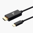 Xtech - USB-C to HDMI 6ft Cable 4K Ultra HD - Black-XTC-545