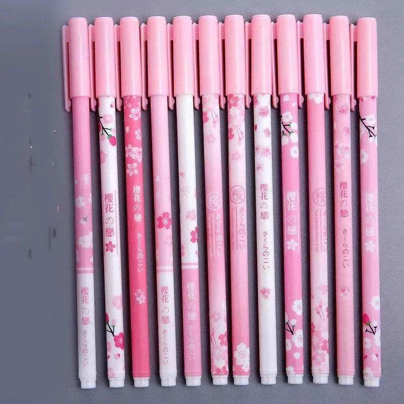 Xueba Pen School Flower School Grass Gel Pen Cute Student