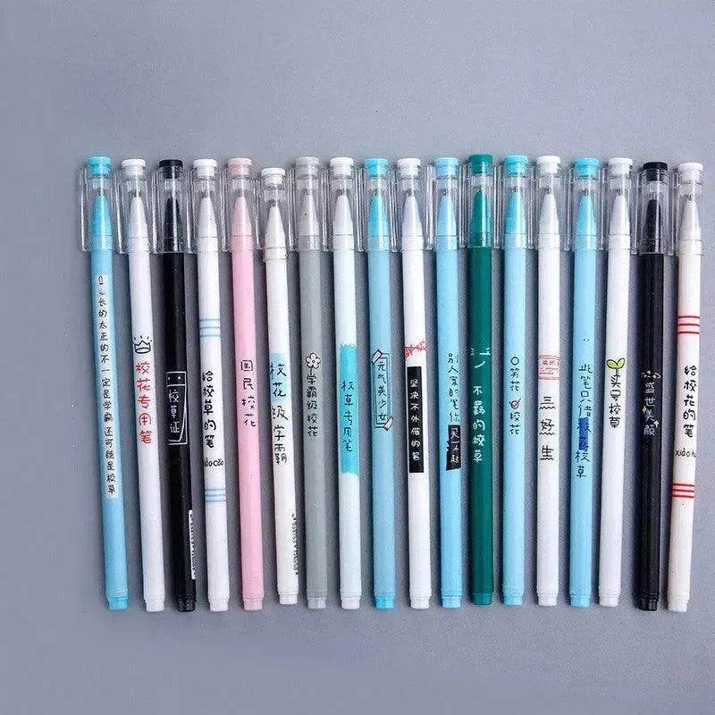 Xueba Pen School Flower School Grass Gel Pen Cute Student