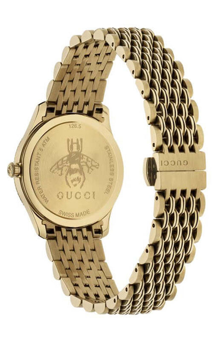 GUCCI G-TIMELESS SLIM Yellow Gold PVD Watch YA1265021