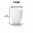 Yelapa Cement Planter (Multiple Sizes)