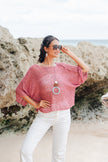 Short Sleeved Top - Dusty Pink