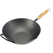 Yoshikawa Cook-Pal Ren Nitrided Carbon Steel Wok 30CM - JAPAN