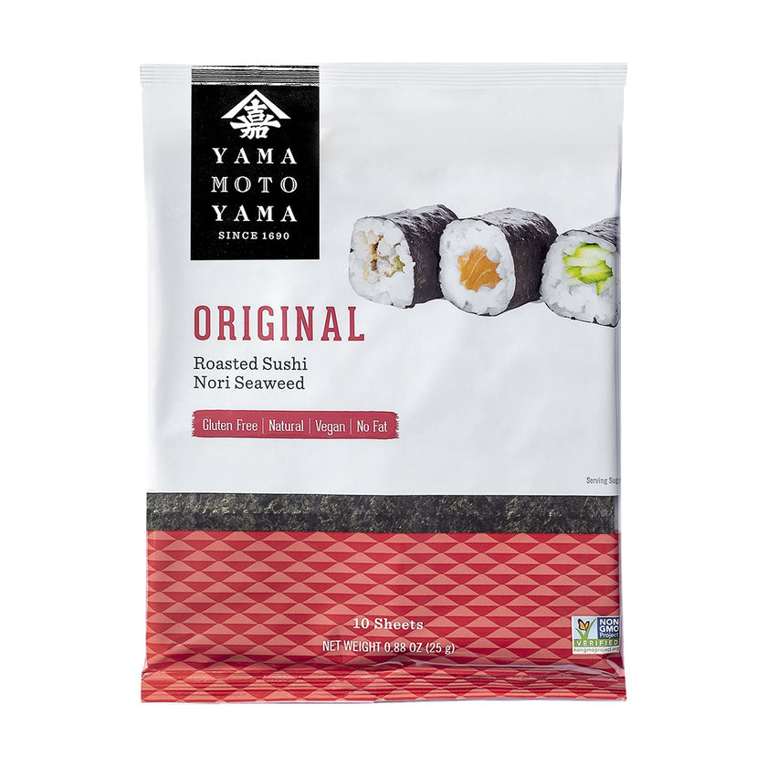 Yamamotoyama Roasted Sushi Nori Original (10 Sheets/25G) [Best Before Date: 2027.02.23]