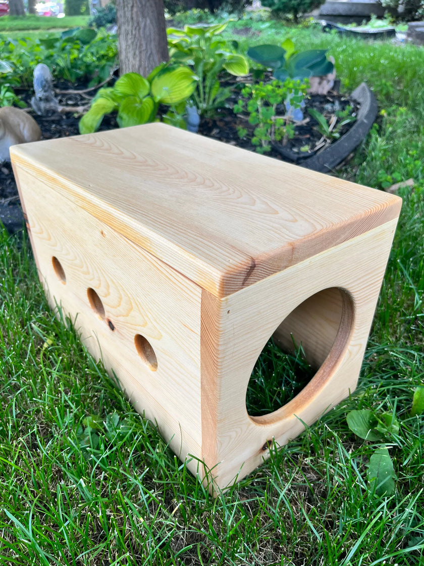 Cachette et tunnel pour lapins
