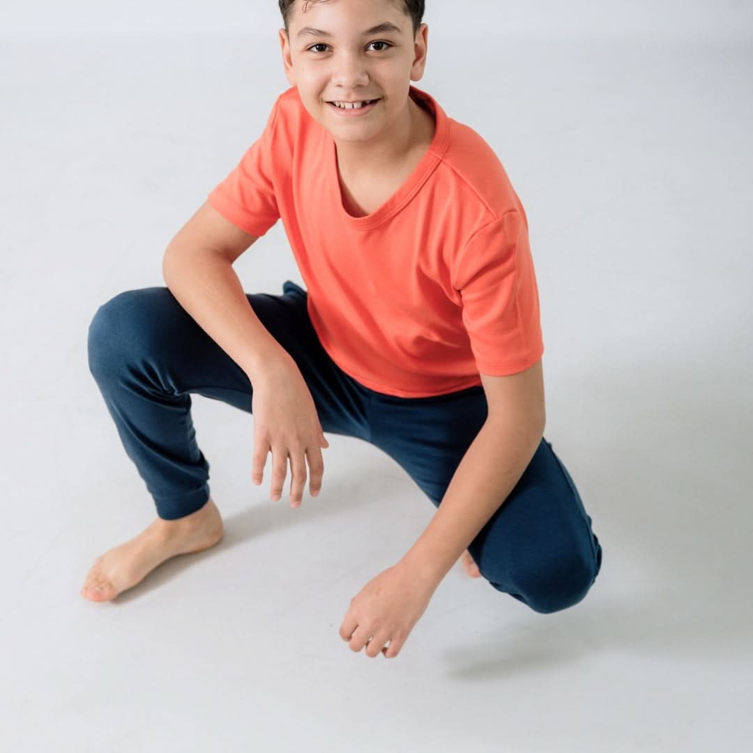 Youth Lightweight Bamboo Joggers | Navy