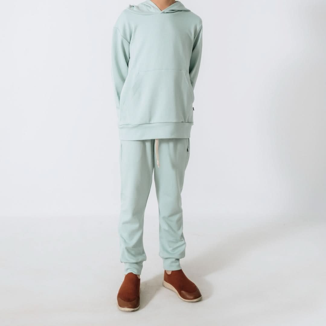 Youth Lightweight Bamboo Joggers | Seaglass