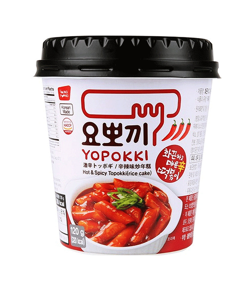 YP Yopokki Hot & Spicy Topokki Rice Cake (120G) [Best Before Date: 2026.07.10]